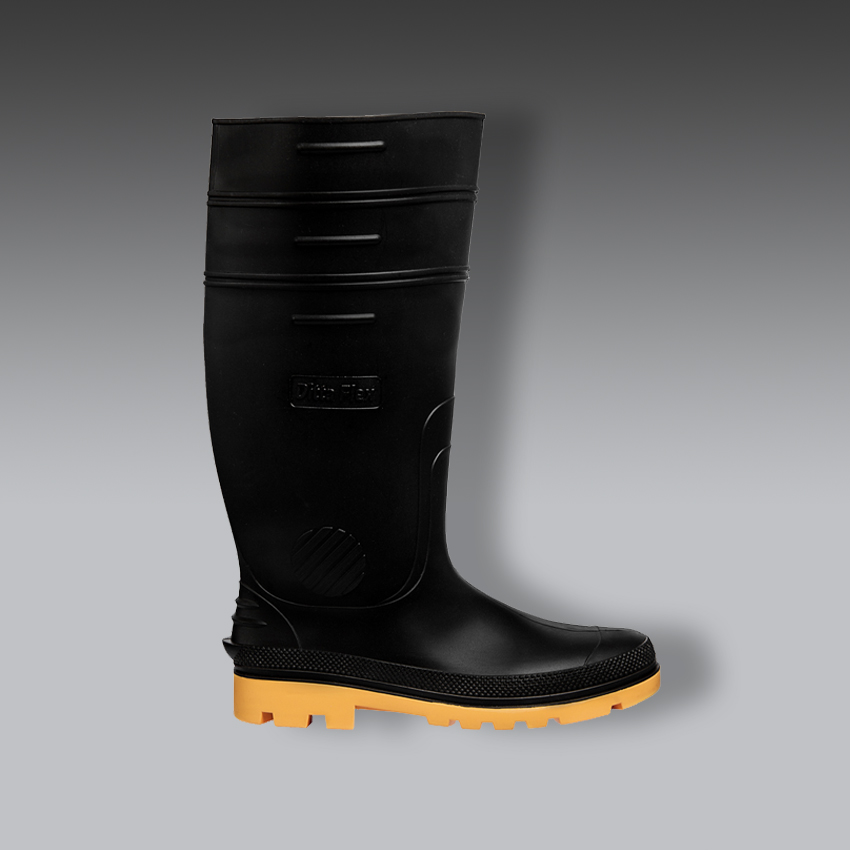 botas para la seguridad industrial semi industrial reforzada negraamarilla modelo 2040d5 marca ditta